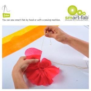 Smart Fab can be sewn