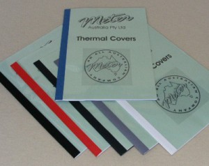 Meter Thermal Binding Covers