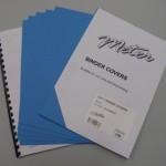 Matt Blue Binding Covers A4