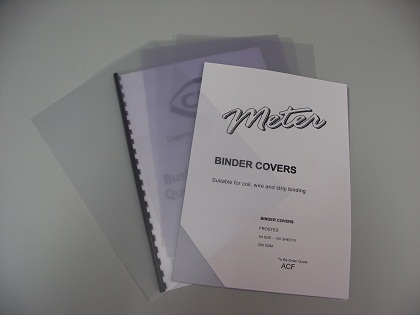 A4 Frosted Binding Covers 