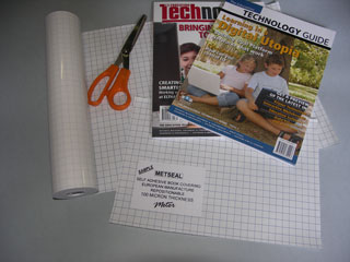 Metseal 100 Micron Clear Self Adhesive Book Covering