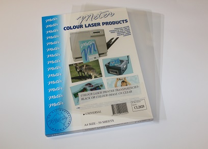 color laser printer transparency film